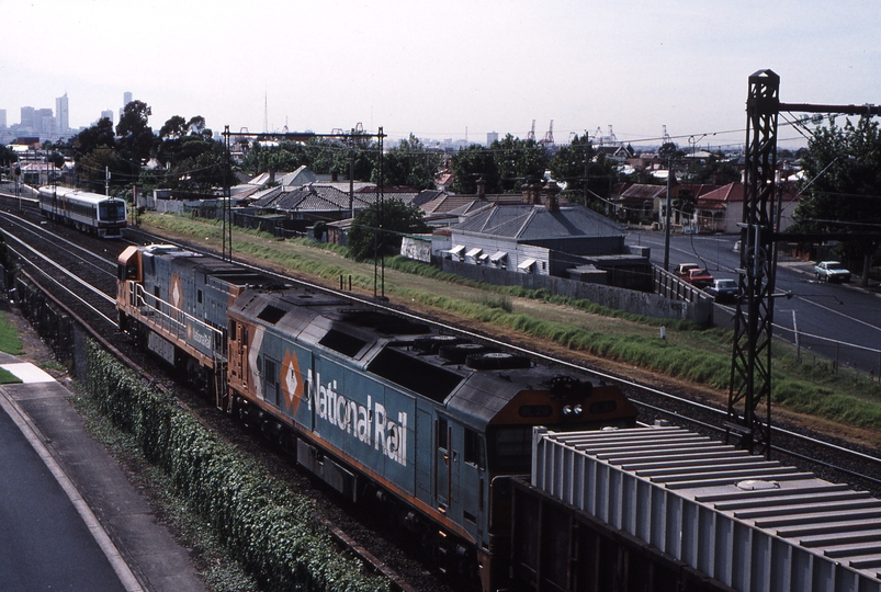 122013: West Footscray Junction 9702 5AM5 Up Adelaide Superfreighter NR 92 BL 29