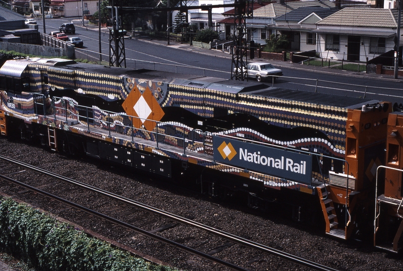 122016: West Footscray Junction 9821 Down Steel Train to Adelaide NR 93 NR 30 BL 28