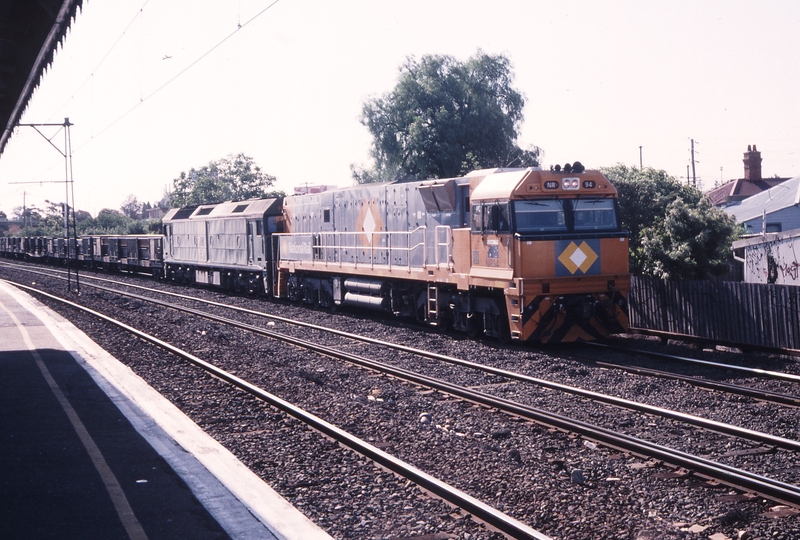 122076: Middle Footscray 9724 Freight from Adelaide NR 94 BL 28