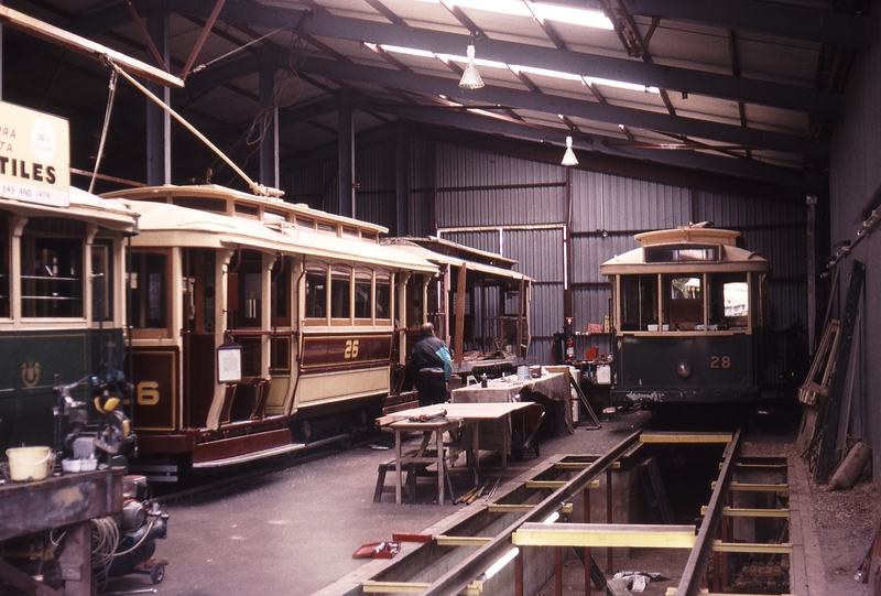 122233: Ballarat Tramway Museum Depot 26 first 12 under restoration 28