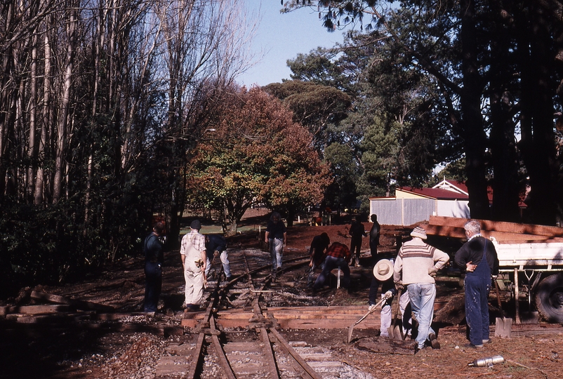 122475: Gembrook Gang assembling turnout connecting East end of No and No 2 Roads