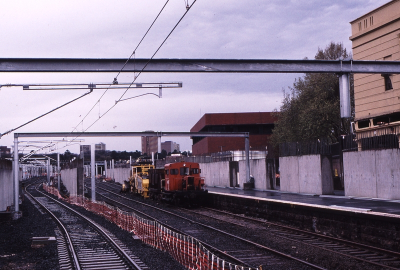 122647: Flinders Street Platform 9 looking towards Richmond Federation Square works