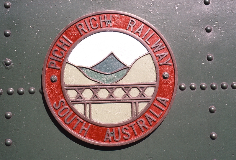 122808: Quorn Depot Pichi Richi Railway Badge on tender of W 933