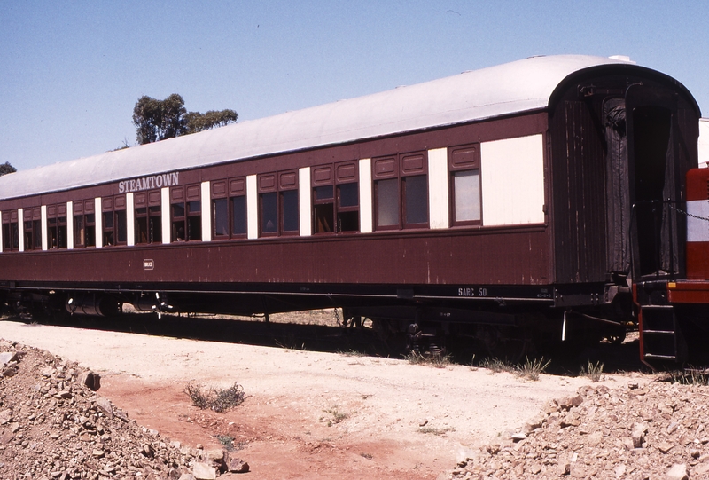 122851: Orroroo Car SARC 50 in consist of 10:00am Down Passenger