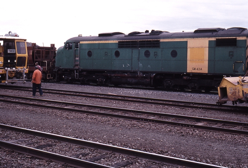 123221: Maroona Loading Ballast Train GM 43 trailing