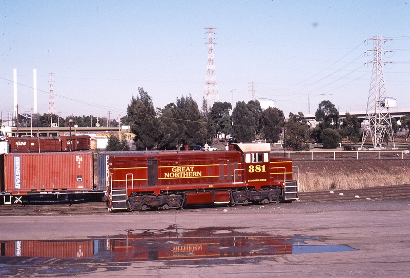 123675: GNRS Depot North Melbourne T 381 (sg),