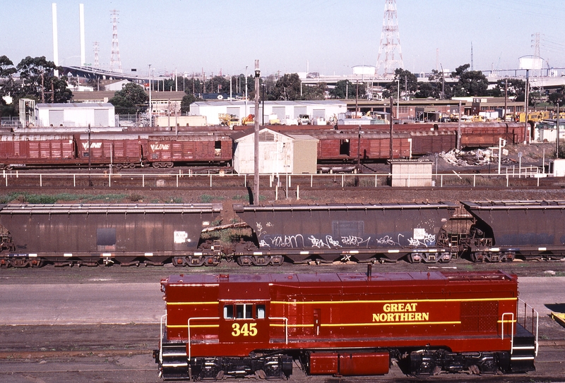 123676: GNRS Depot North Melbourne T 345 (bg),