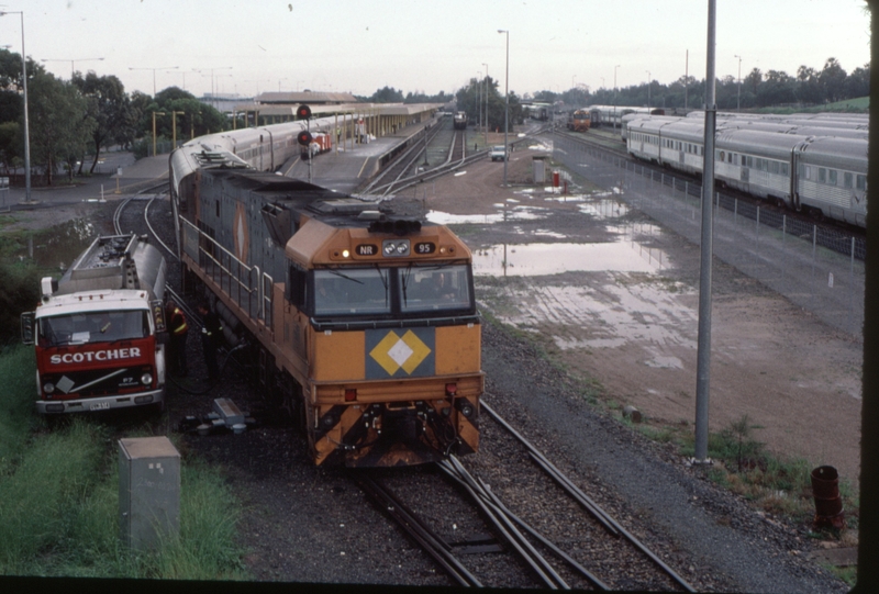 123881: Adelaide Rail Passenger Terminal Alice Springs to Melbourne Ghan NR 95