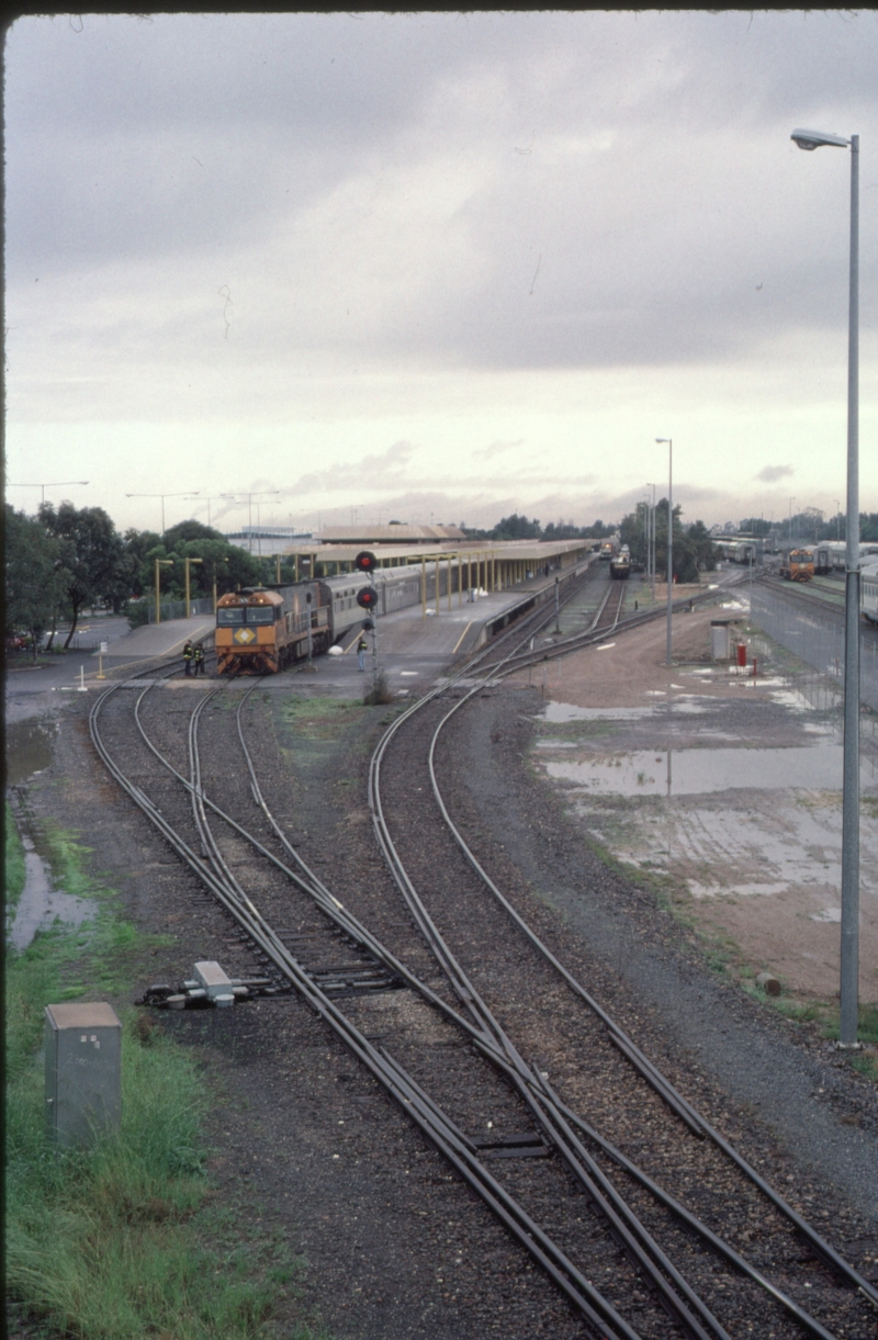 123882: Adelaide Rail Passenger Terminal Alice Springs to Melbourne Ghan NR 95