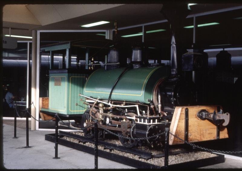 123893: Adelaide Rail Passenger Terminal ex Commonwealth Railways NA 1 'Sandfly' on display