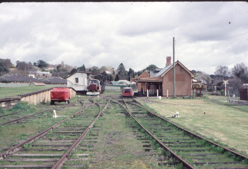123985: Yass Town ARHS (ACT), Museum looking from end of track towards station