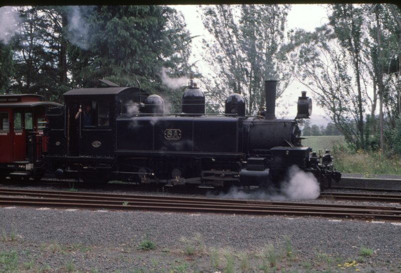 124415: Gembrook (Heritage), 8A prior to running Round No11 and No 22 Passenger