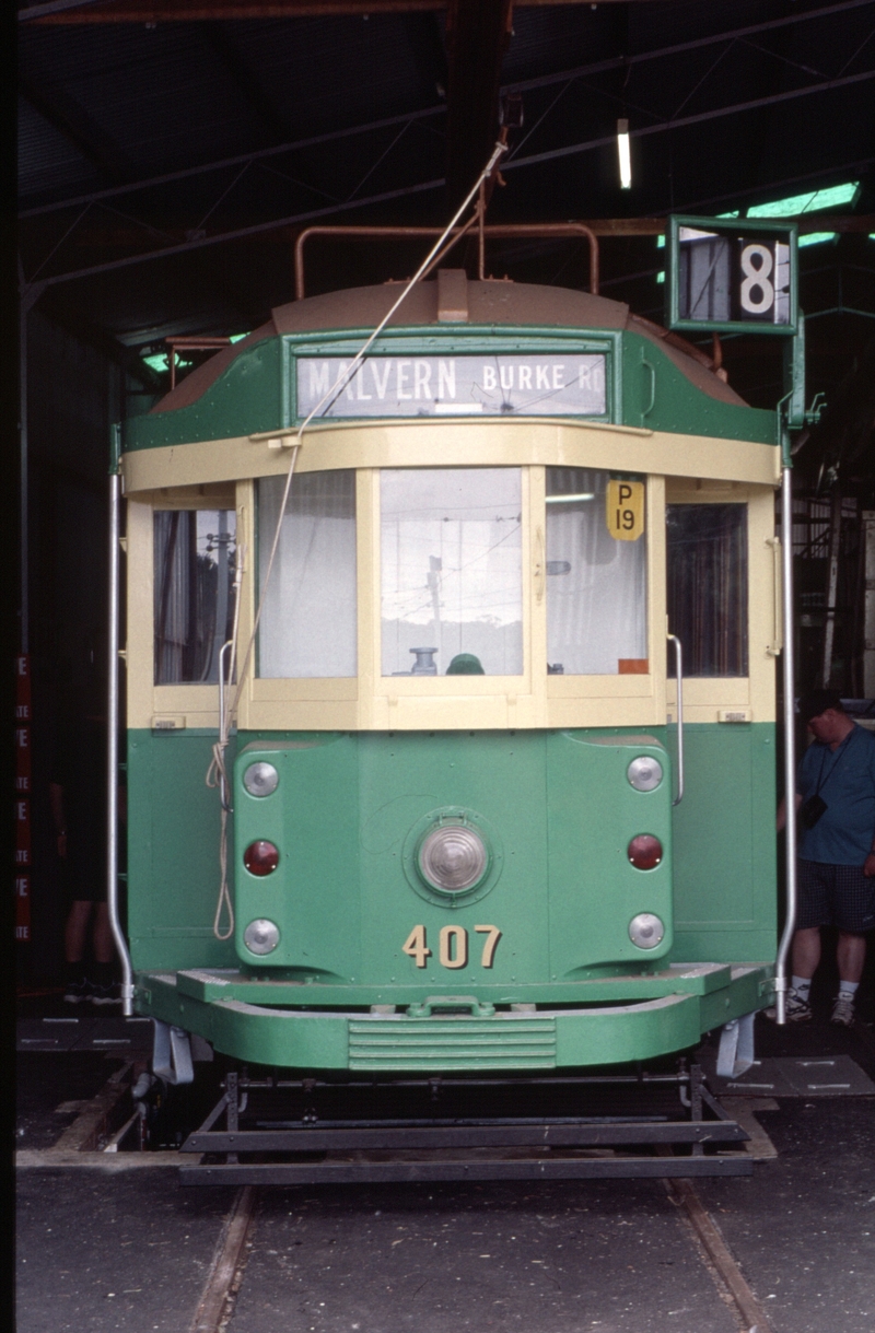 124452: Victorian Tramcar Preservation Association Haddon W2 407
