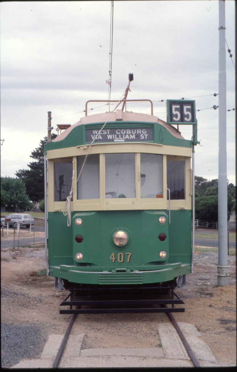 124463: Victorian Tramcar Preservation Association Haddon W2 407