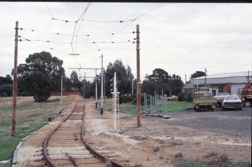 124467: Melbourne Tramcar Preservation Association Track outside Depot