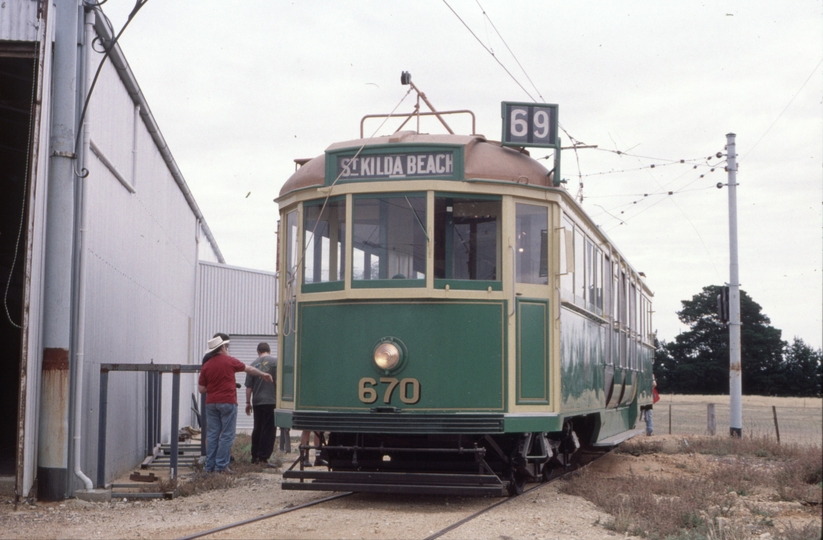 124469: Victorian Tramcar Preservation Association Haddon W4 670