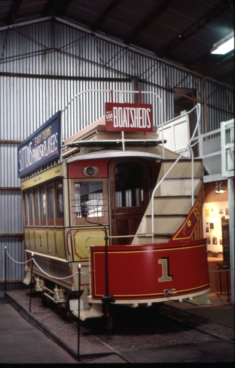 124475: Ballarat Tramway Museum Horse Tram No 1