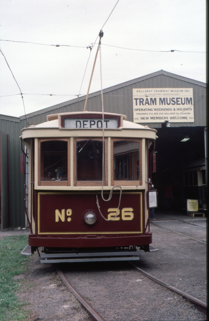 124479: Ballarat Tramway Museum No 26