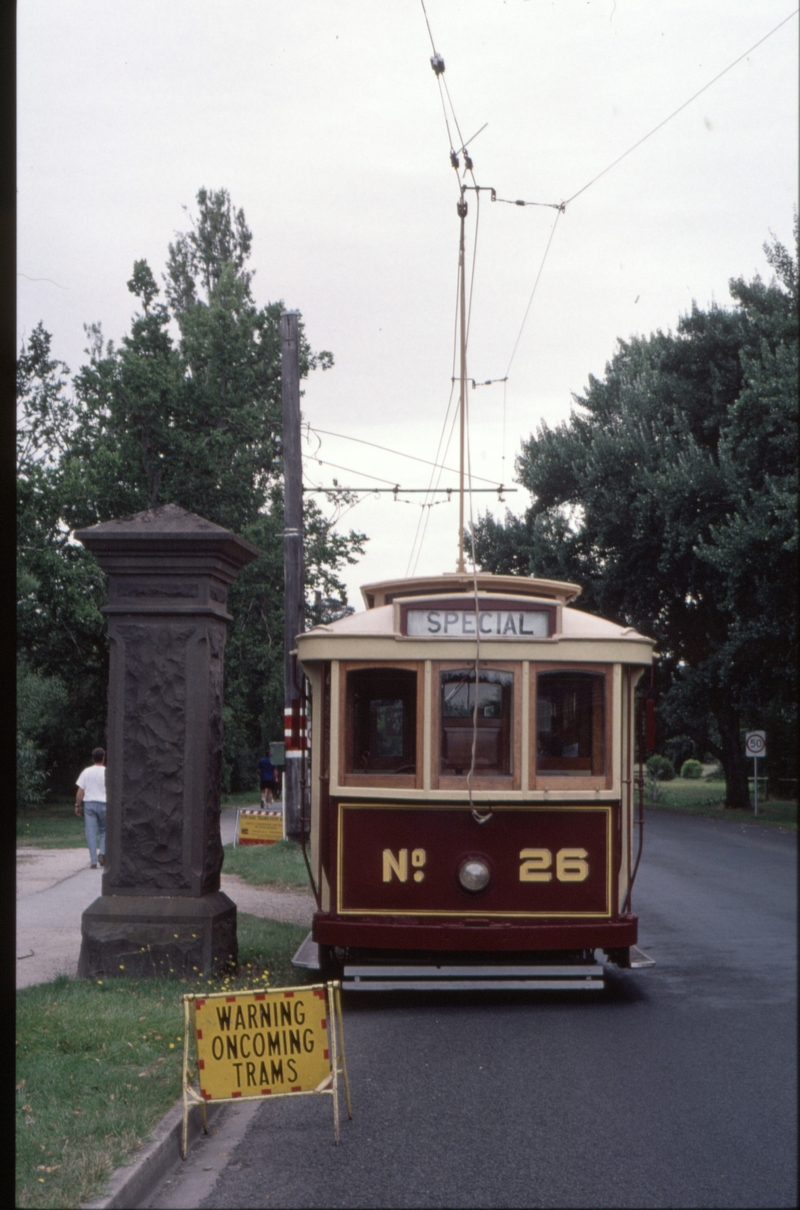 124493: Ballarat Tramway Museum St Aidans Drive Terminus RTA Special No 26