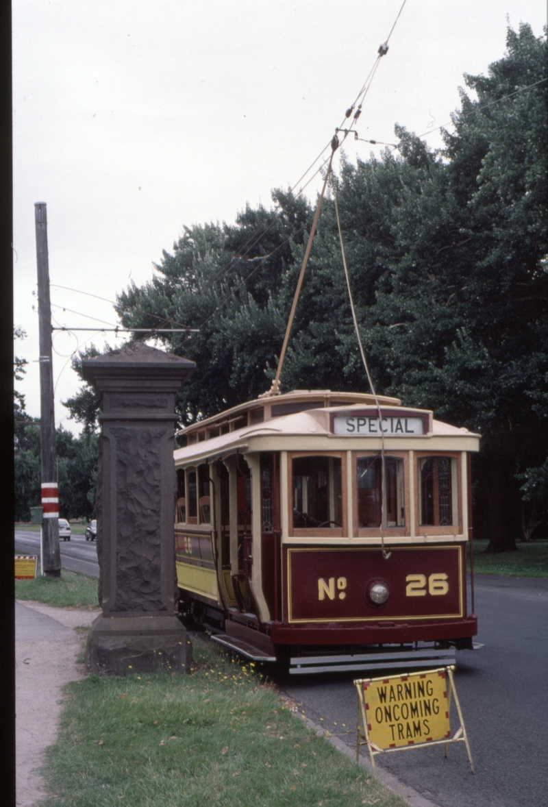 124494: Ballarat Tramway Museum St Audans Drive Terminus RTA Special No 26