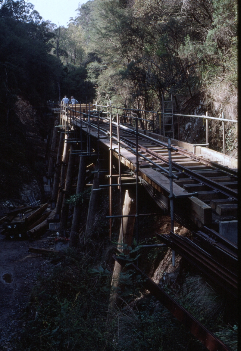 124755: Bridge 6 (from Walhalla), looking North from South Abutment