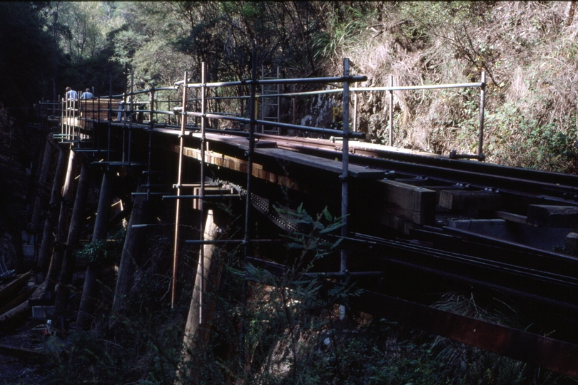 124757: Bridge 6 (from Walhalla), looking North from South Abutment