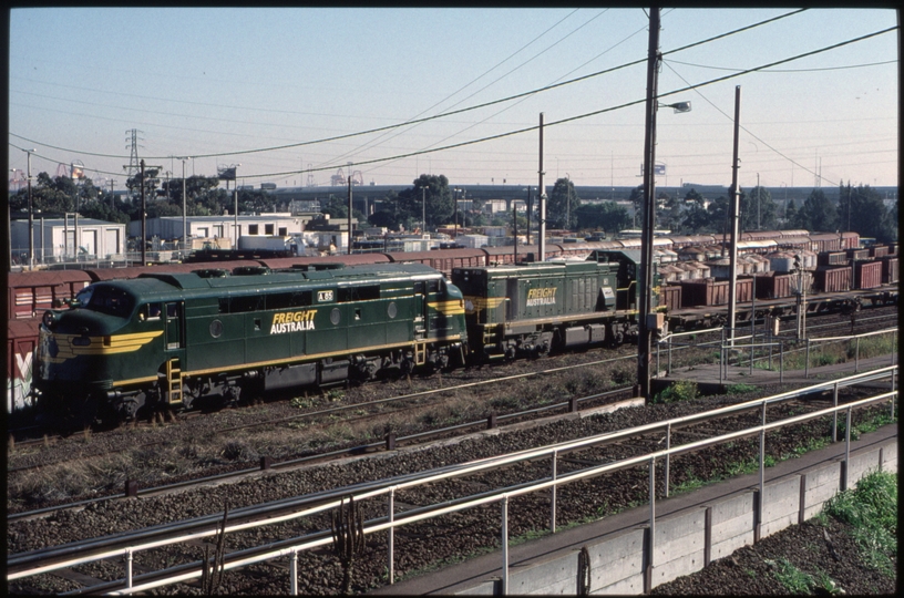 124965: North Melbourne Reversing Loop Freight Australia Freight A 85 P 20
