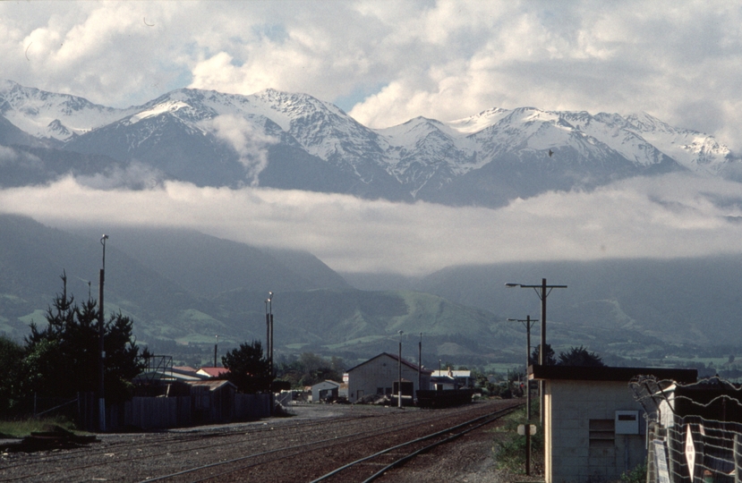 125680: Kaikoura looking North from North end of station