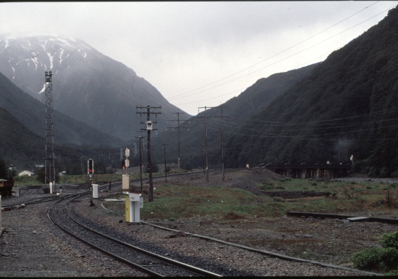 125859: Arthur's Pass looking West from Station towards Tunnel