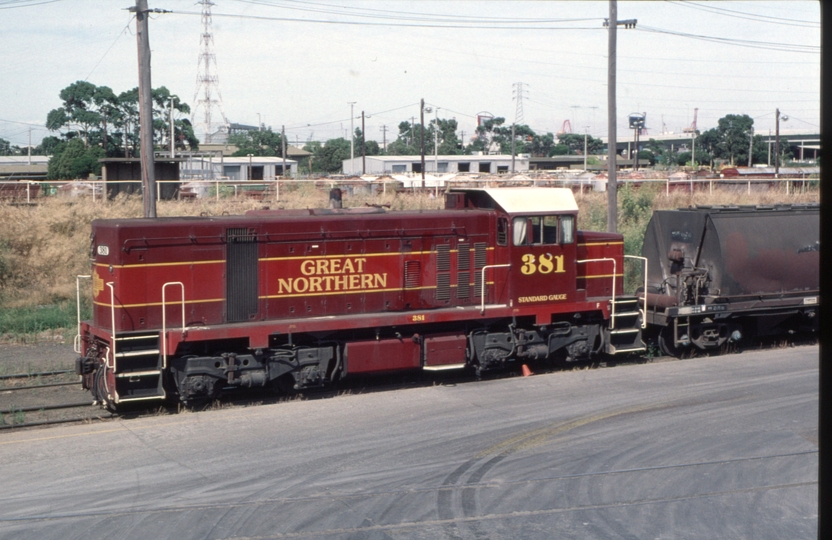 126177: GNR Depot North Melbourne T 381 sg