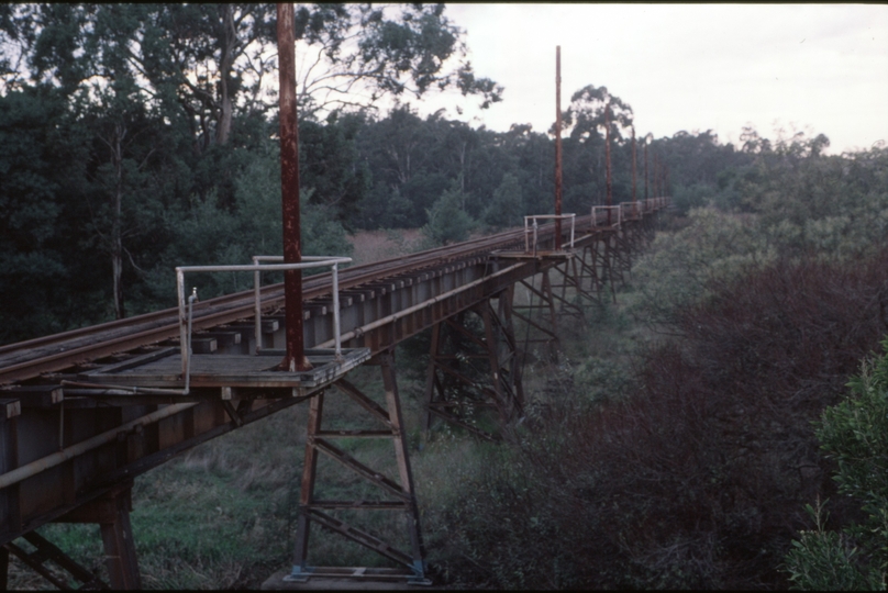 126382: ICR Morwell River Bridge viewed from Yallourn Abutment looking towards Morwell