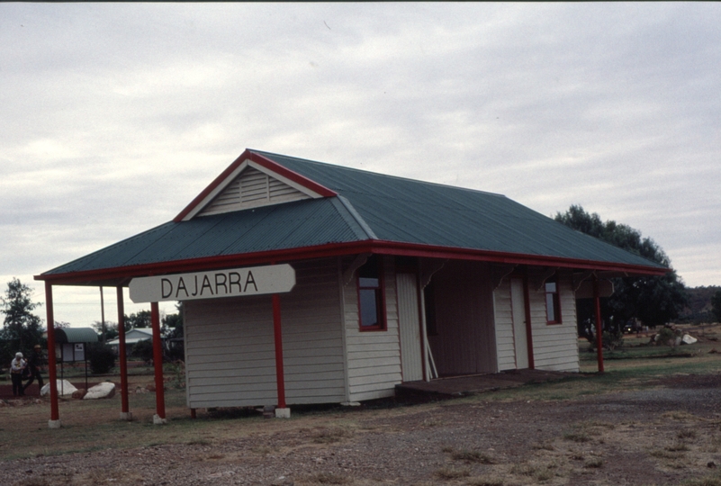 126701: Dajarra Station building viewed from track side looking North East