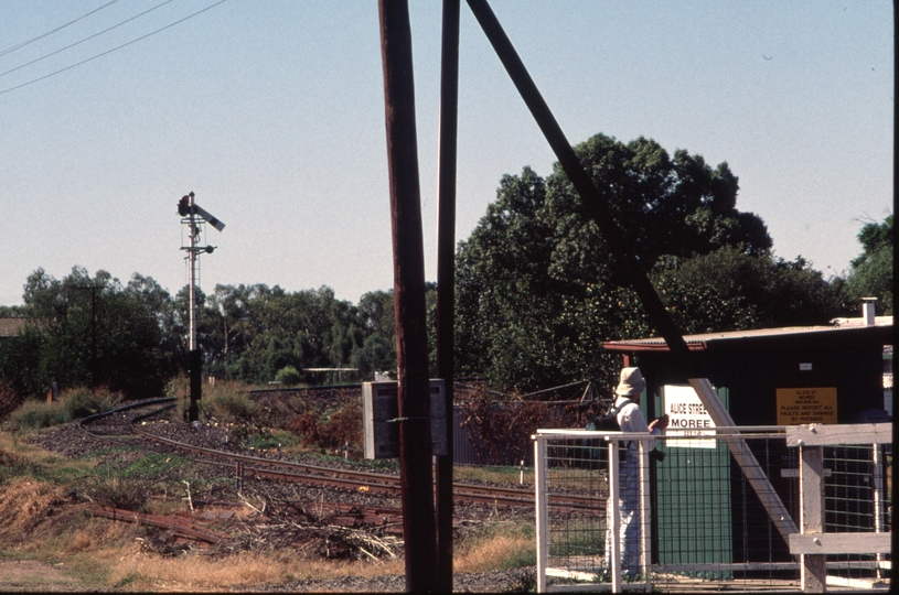 127377: Moree looking North from Alice Street Level Crossing