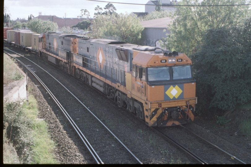 127414: West Footscray Junction Up Superfreighter NR 94 NR 38