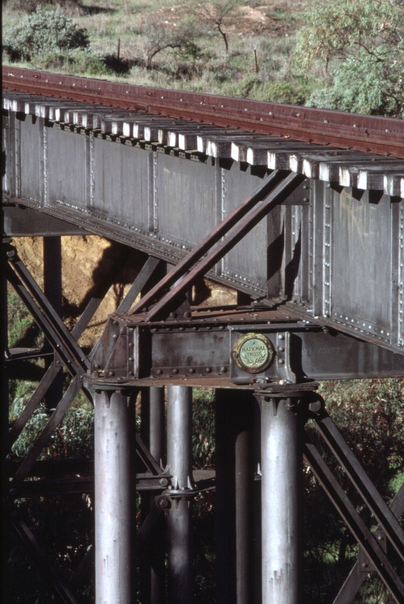 127955: Waukarie Creek Bridge Top of pier detail