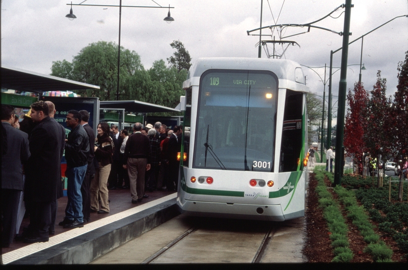 128543: Box Hill Terminus Official First Tram C 3001