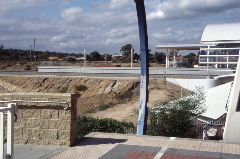 128980: Currambine Replacement station viewed from original station at North end