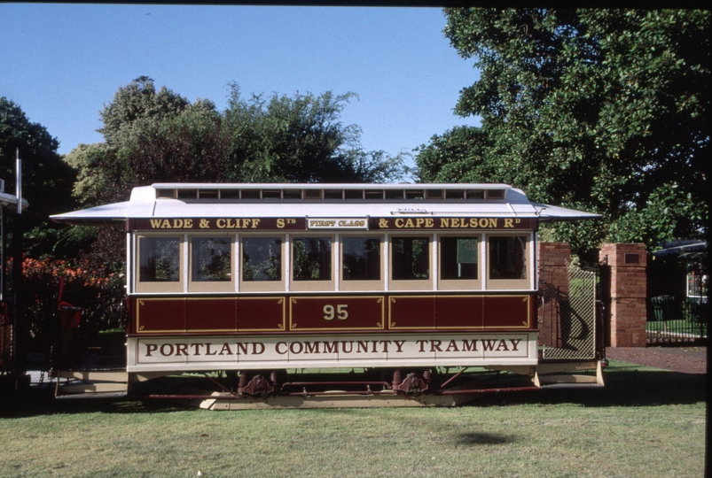 129458: Portland Cable Tramway Botanic Gardens to RSL Lookout (Dummy No 1), Trailer No 95