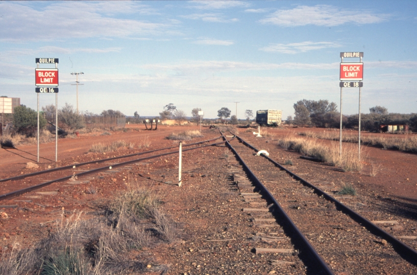 129849: Quilpie looking West towards end of track