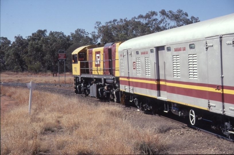 129867: Westgate ARHS Special from Quilpie to Charleville 1720