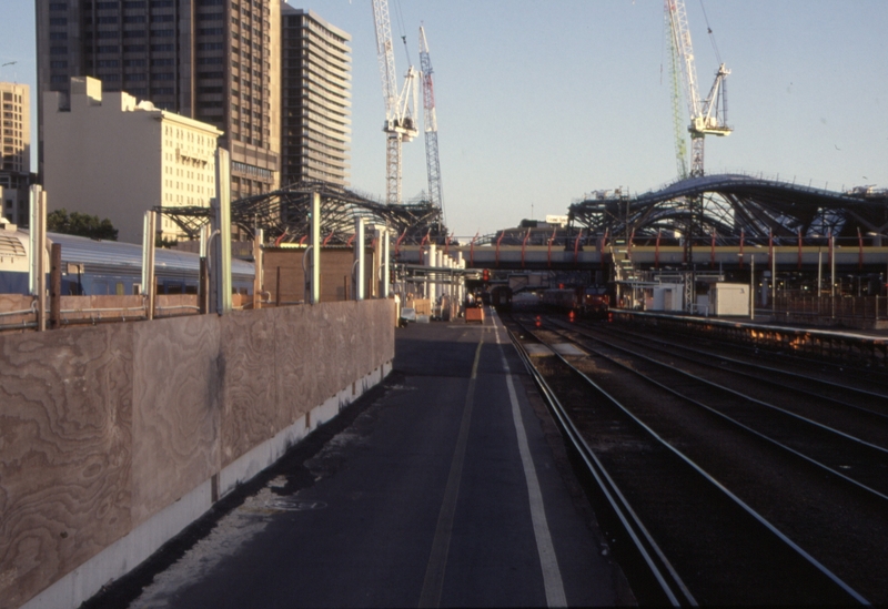 130201: Spencer Street Platform 2 looking South along platform