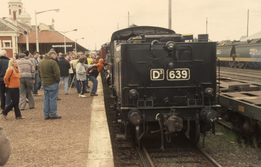 130531: Maryborough 8196 Up Steamrail Special D3 639 (Y 112),