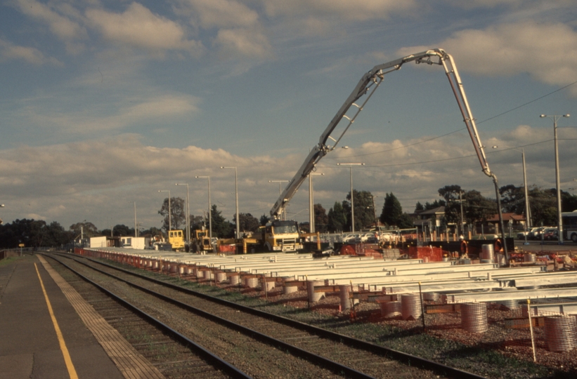 131167: Craigieburn looking South Construction of terminal facilities in progress