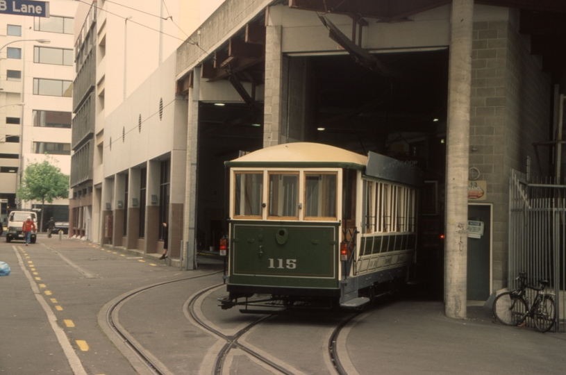 131463: Christchurch Tramway Depot Trailer No 115