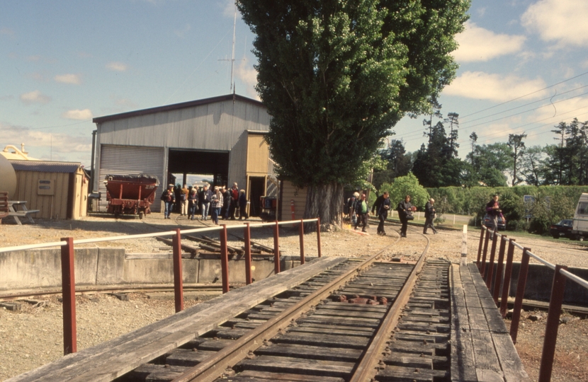 131794: Keanes Crossing Pleasant Point Railway Turntable at Timaru end