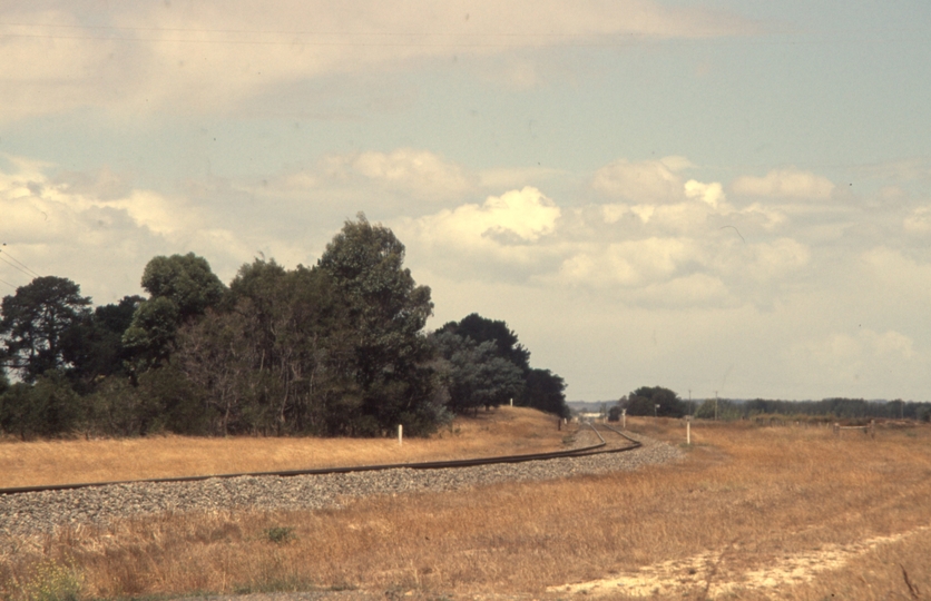 131984: Montgomery looking towards Sale from North end level crossing