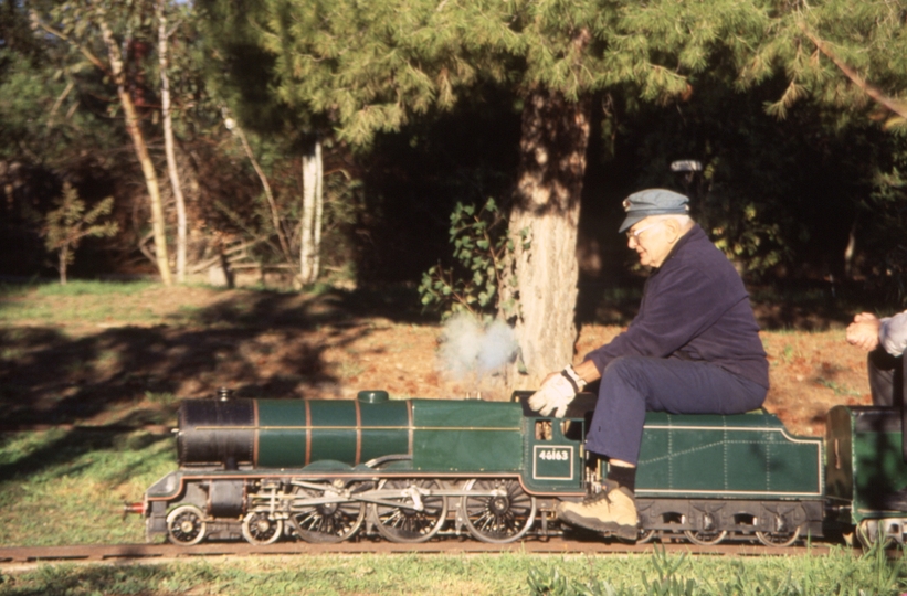 132138: Willan's Hill Miniature Railway Wagga Wagga Passenger 46163 4-6-0