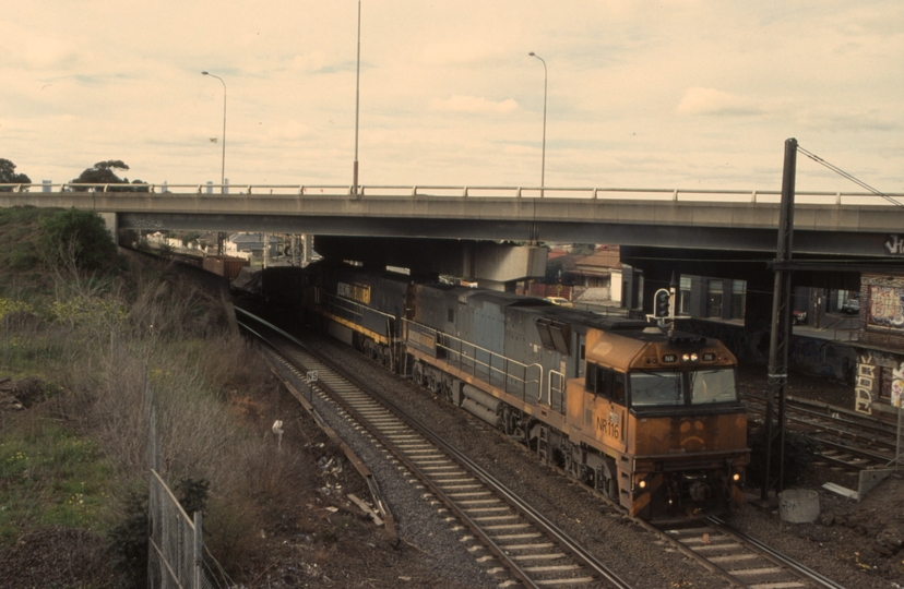 132242: West Footscray Junction Steel Train to Whyalla NR 116 NR 8