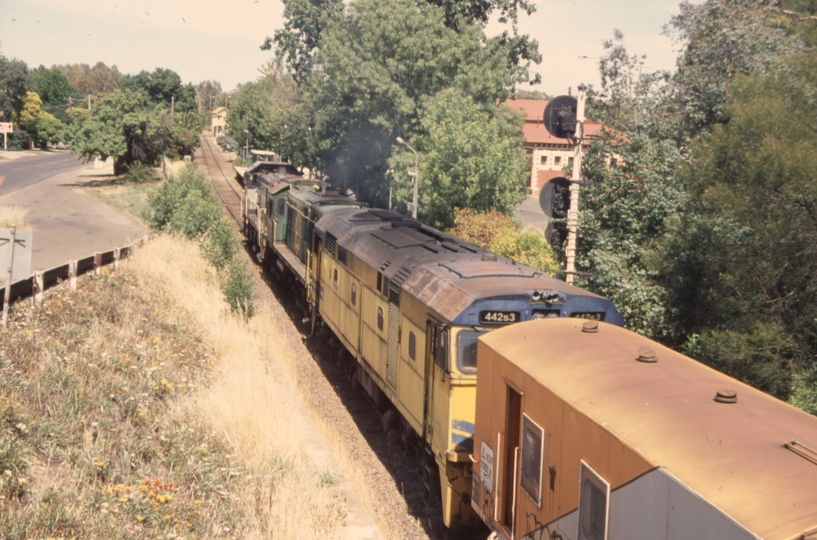 133248: Benalla Southbound Empty Ballast Train T 373 607 442s3