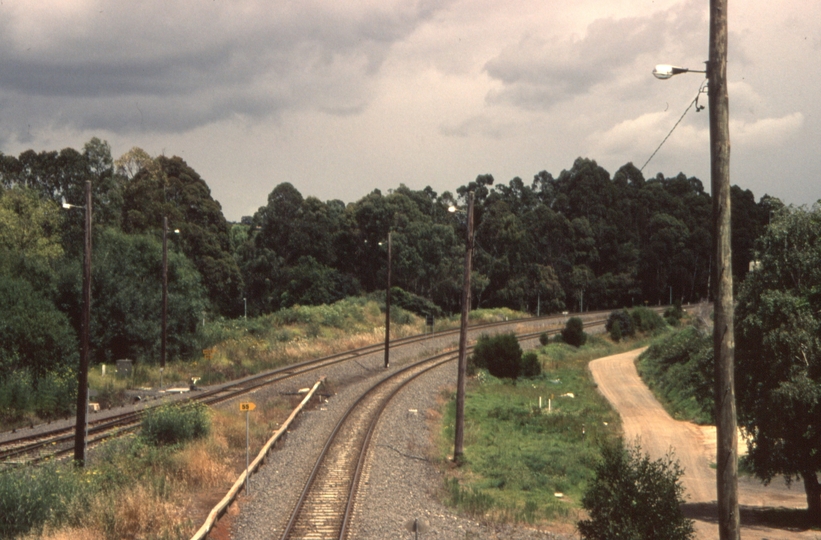 133280: Warragul looking towards Melbourne along North Line